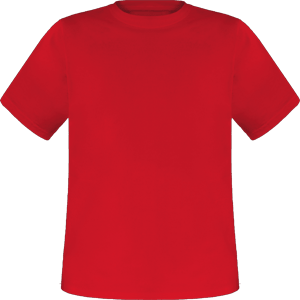 3 броя!!! Класическа тениска унисекс, цвят червен, размер 40-60