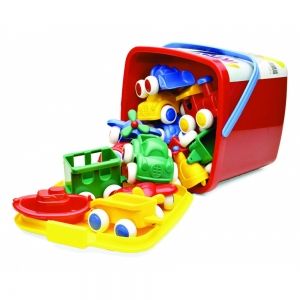 VikingToys колички - Кофа с Бръмбита - 10 см ( 15 бр ) 