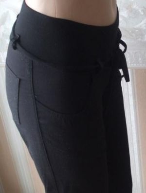 Панталон сатен  ЖАНИ, черен ,  размер XS  и 3XL