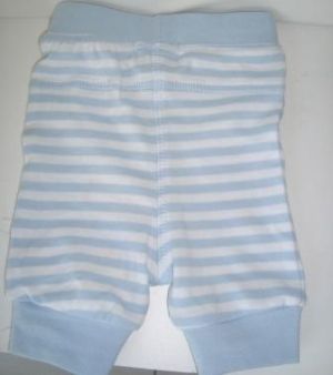 Панталон трико Babaluno . Цвят светло син с бял райе. Размер: 0+ - 50 см.