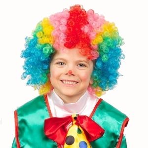 Детска перука Клоун-rainbow