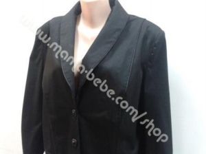 Дамско сако  с дълъг ръкав  памук сатен 