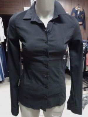 Класическа риза,цвят черен
