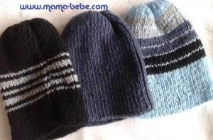 Детска шапка ръчно плетиво 2-7 години